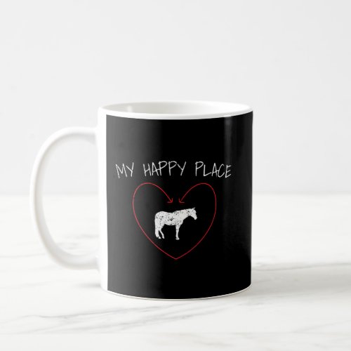 My Happy Place Hooves Horse Riding Collection Hors Coffee Mug