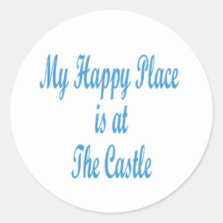 My Happy Place is At The Castle sticker