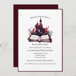 My Happy Place Is... Book Club Invitation