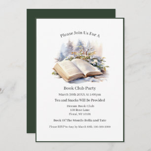 My Happy Place Is... Book Club Invitation