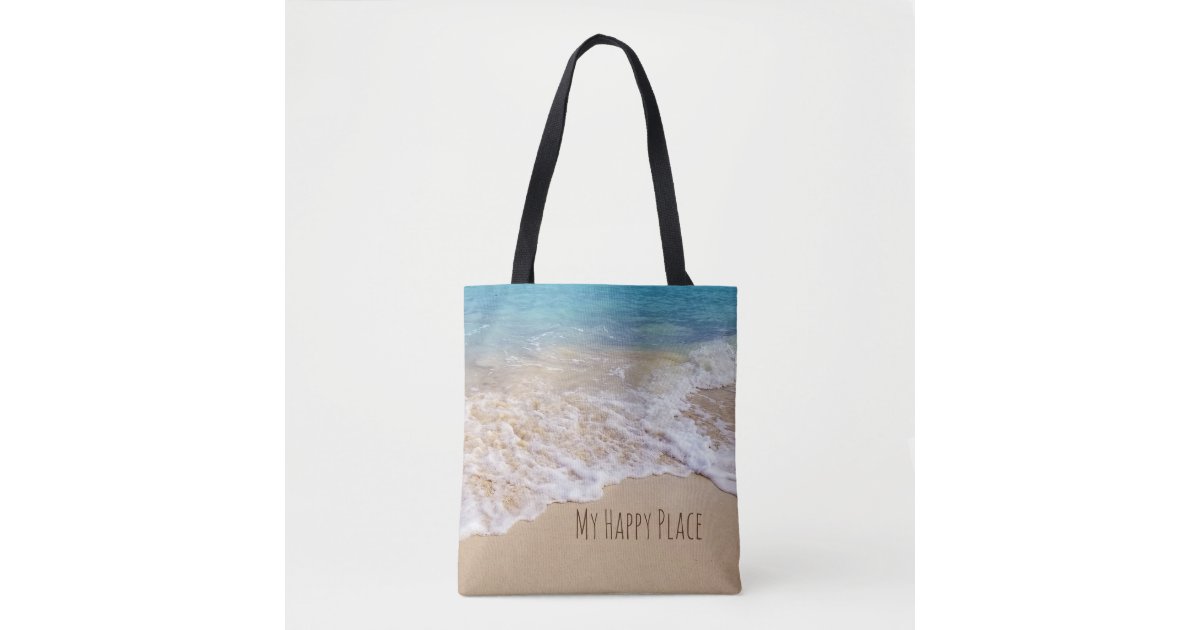 Beach My Happy Place Tote Bag 