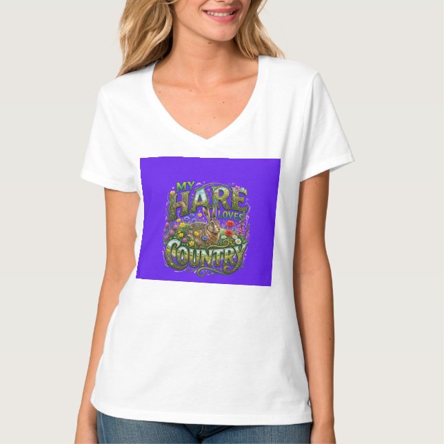 My Hare Loves Country T-Shirt (Front)