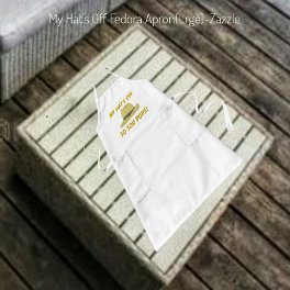 My Hat's Off-Fedora Long Apron