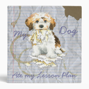 My Havanese Ate My Lesson Plan 3 Ring Binder