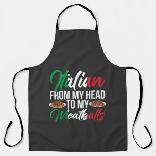 My Head To My Meatballs Apron