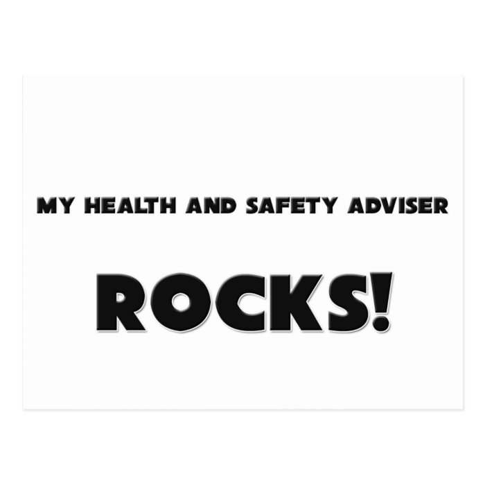 MY Health And Safety Adviser ROCKS Post Cards