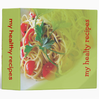 My healthy recipe binders for home or restaurant