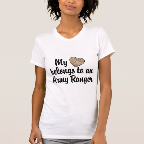 My Heart Army Ranger T_Shirt