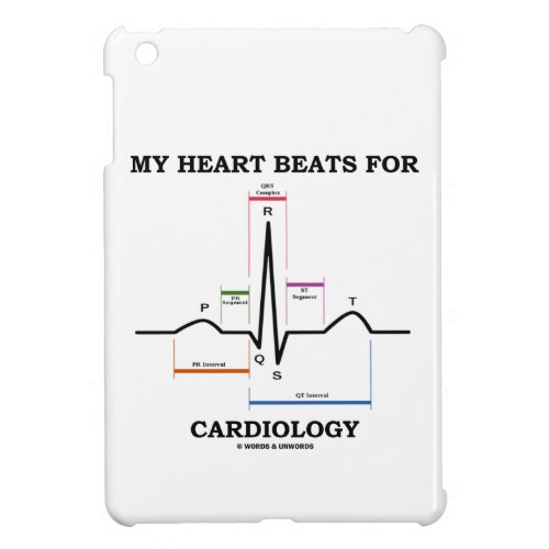 My Heart Beats For Cardiology ECG  EKG Cover For The iPad Mini