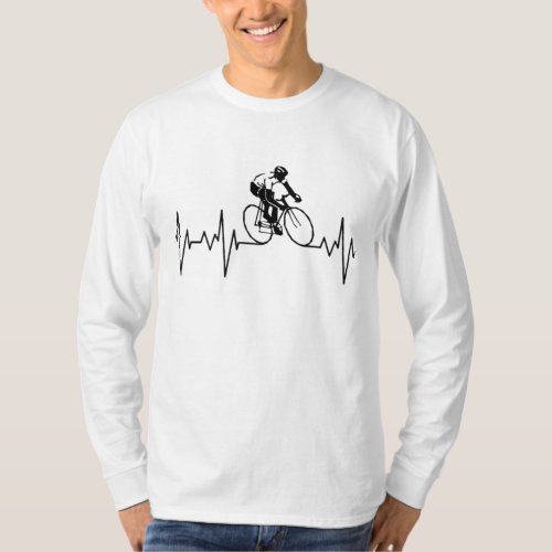 My Heart Beats for Cycling T_Shirt