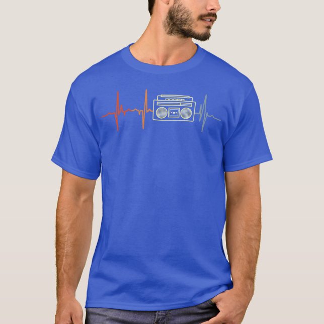 My Heart Beats For Hip Hop Music friends T-Shirt (Front)