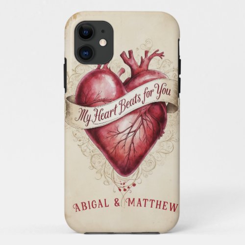 My Heart Beats for You  iPhone 11 Case