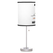 My Heart Beats With Love Electrocardiogram ECG Table Lamp (Left)