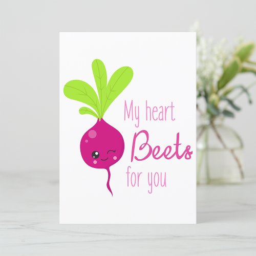 My Heart Beets For You Invitation