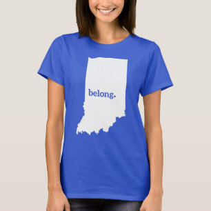 My Heart Belongs in Indiana T-Shirt