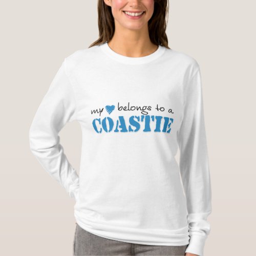 My Heart Belongs To A Coastie T_Shirt