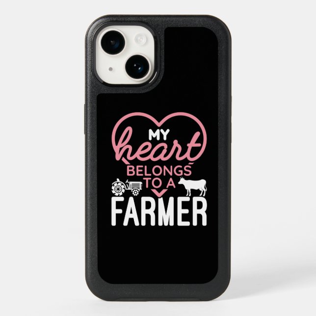 My Heart Belongs to a Farmer Otterbox iPhone Case (Back)