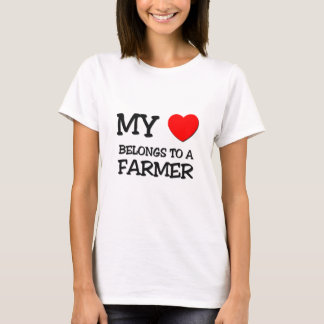 My Heart Belongs To A FARMER T-Shirt