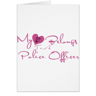 My Heart Belongs to a Police Officer Cards