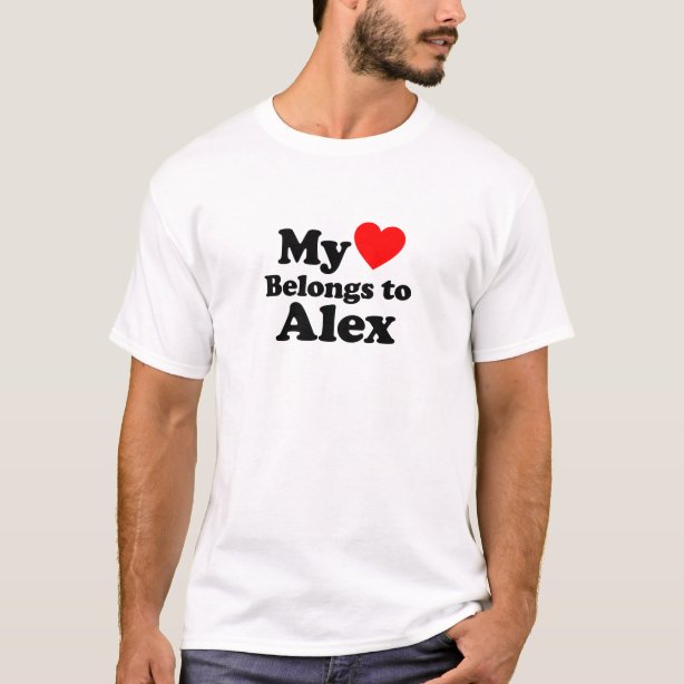 Personalized I Love Alex Gifts on Zazzle
