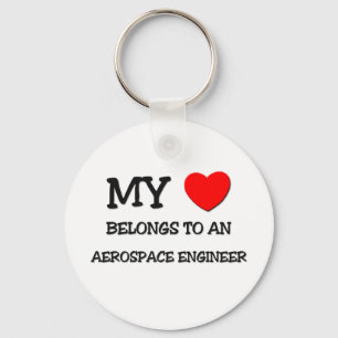 My Heart Belongs To An AEROSPACE ENGINEER Keychain