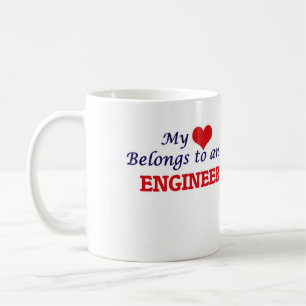 My Heart Belongs to an Engineer Coffee Mug