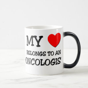 My Heart Belongs To An ONCOLOGIST Color Morph Mug