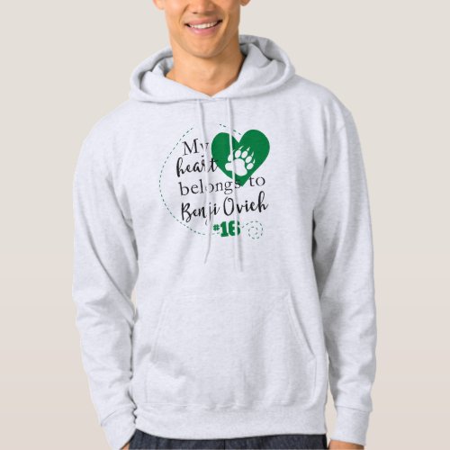 My Heart Belongs to Benji Ovich _ Beartown Hoodie