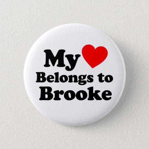 My Heart Belongs to Brooke Button