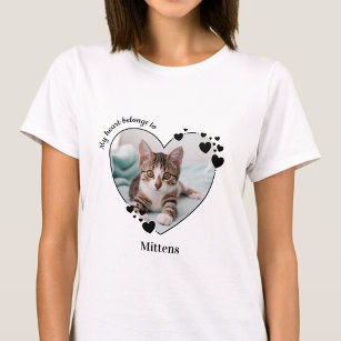 Womens Graphic Tees Vintage Cat Mom Shirt - Funny Cat Shirts - Cat