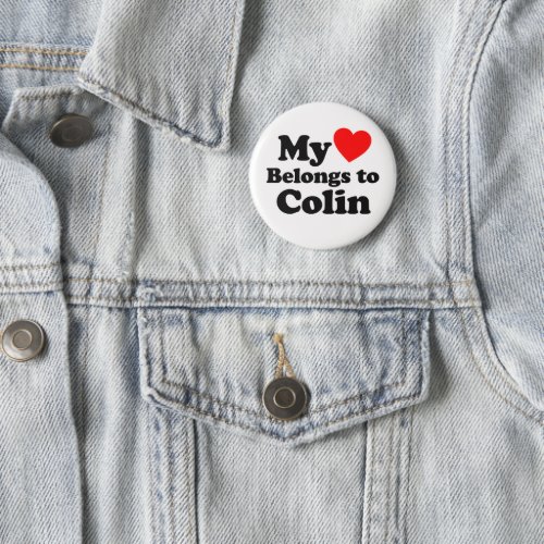 My Heart Belongs to Colin Button