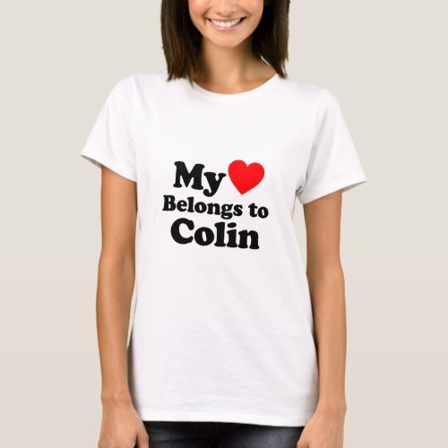 My Heart Belongs to Colin T_Shirt