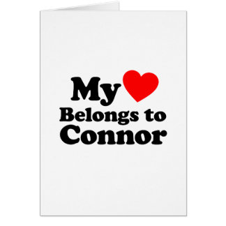 I Love Connor Gifts - T-Shirts, Art, Posters & Other Gift Ideas | Zazzle