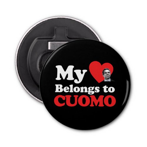 My Heart Belongs to Cuomo Bottle Opener