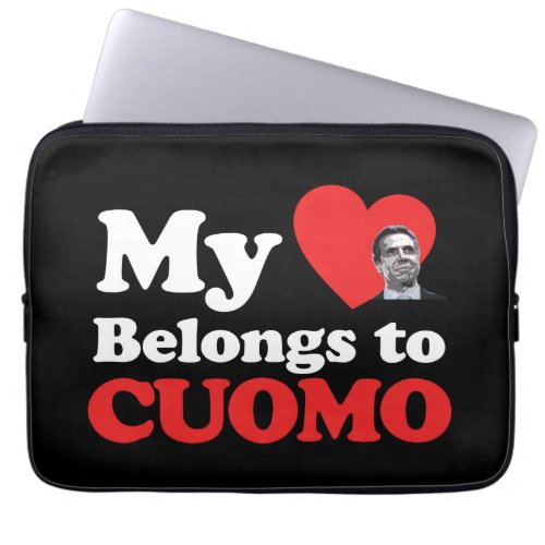 My Heart Belongs to Cuomo Laptop Sleeve