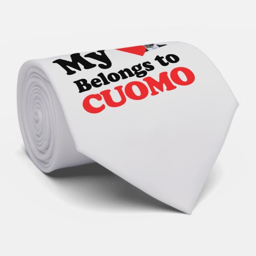 My Heart Belongs to Cuomo Neck Tie