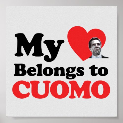 My Heart Belongs to Cuomo Poster