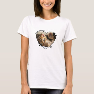 My heart belongs to customized cat T-Shirt