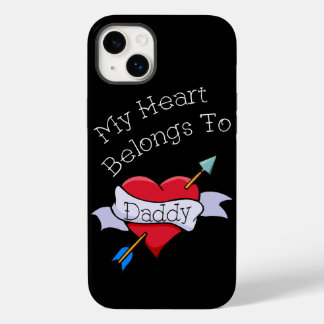 My Heart Belongs to Daddy Case-Mate iPhone 14 Plus Case