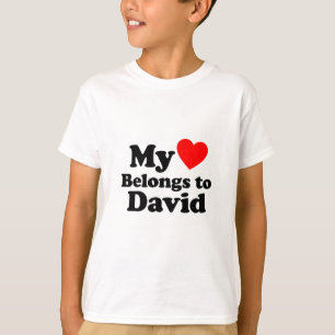 My Heart Belongs to David T-Shirt