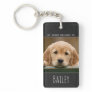 My Heart Belongs To - Dog Mom - Dog Pet Photo Keychain