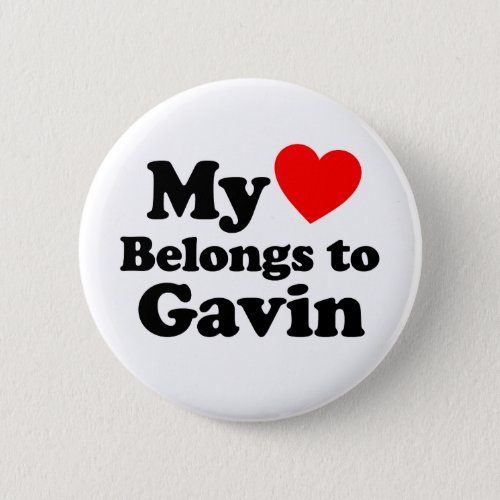 My Heart Belongs to Gavin Button