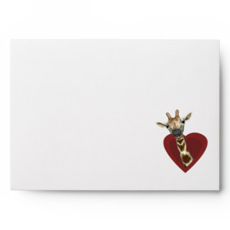 My Heart Belongs To Giraffes Envelope