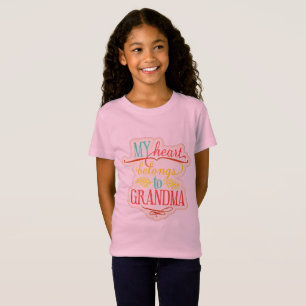 My Heart Belongs To Grandma T-Shirt