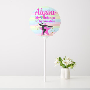 MY HEART BELONGS TO GYMNASTICS BALLOON