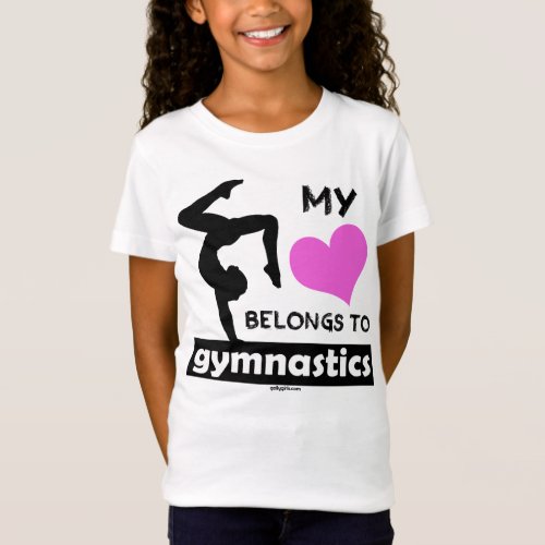 My Heart Belongs to Gymnastics T_Shirt