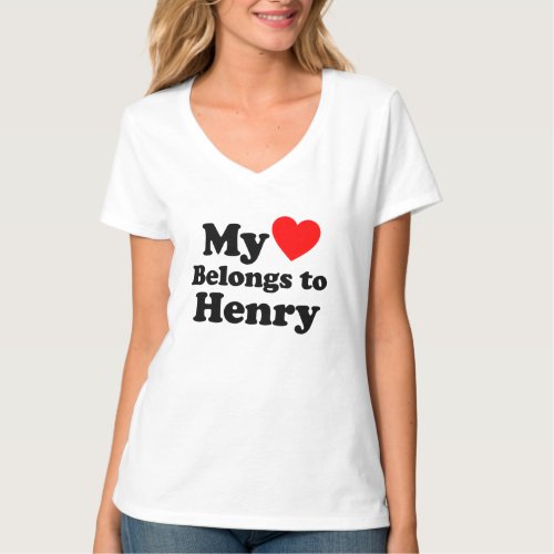 My Heart Belongs to Henry T_Shirt