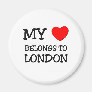My Heart Belongs to London Magnet
