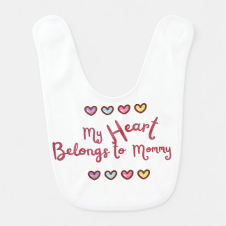My Heart Belongs to Mommy Baby Bib