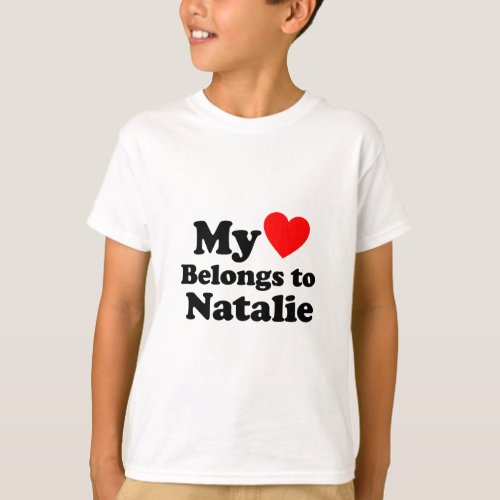 My Heart Belongs to Natalie T_Shirt